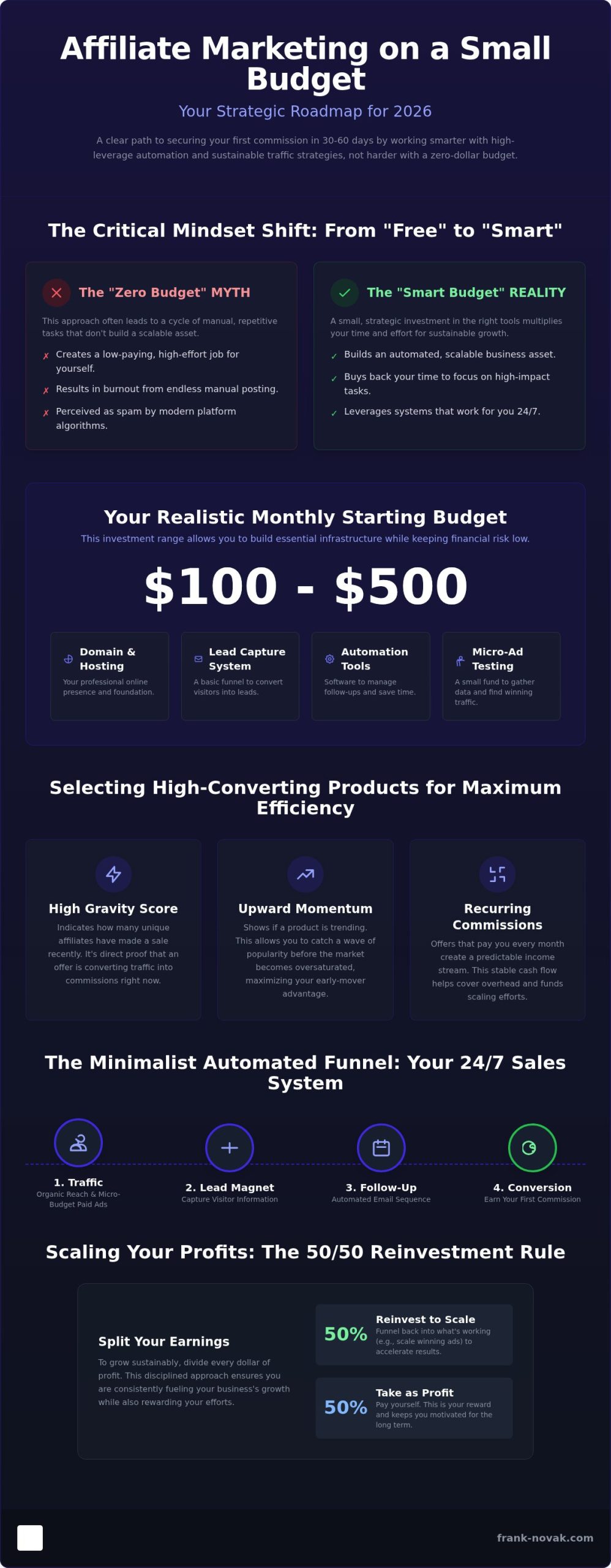 Affiliate Marketing on a Small Budget: The 2026 Strategy for Sustainable Growth