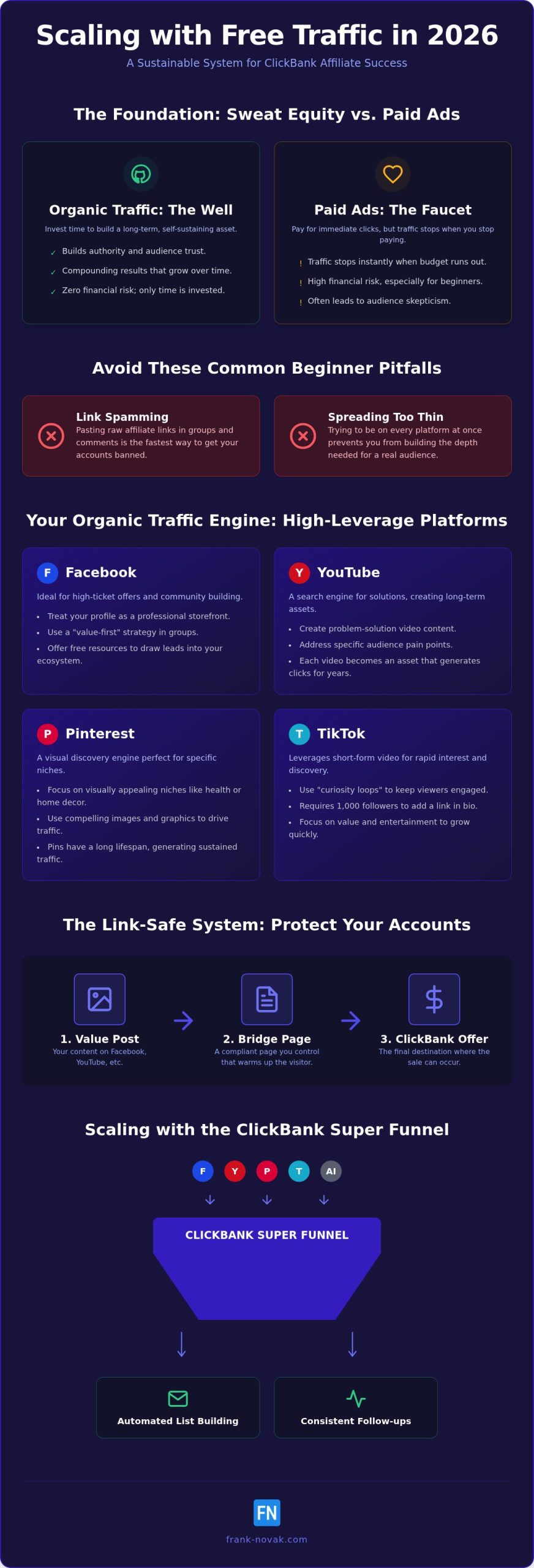 Free Traffic Sources for ClickBank: 2026 Guide